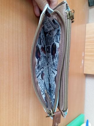 Monedero estampado