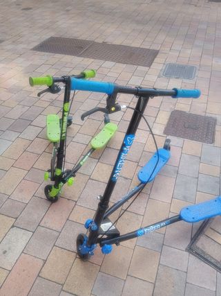 Dos patinetes dobles