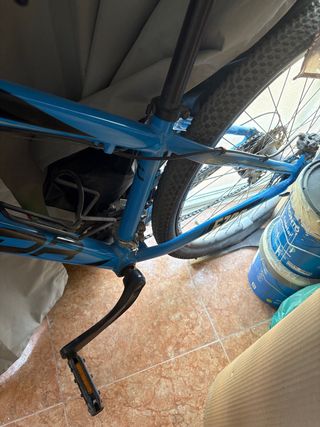 Bicicleta de Montaña Azul Aluminio