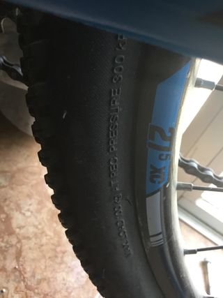 Bicicleta de Montaña Azul Aluminio