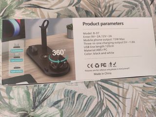 Caricabatterie wireless 6 in 1