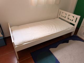 Cama 1 infantil blanca IKEA