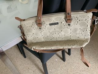 Bolso Desigual Beige y Marrón Nuevo