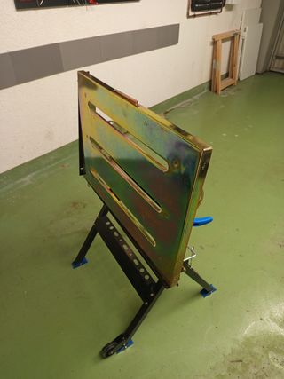 Mesa de soldadura plegable