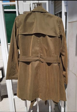 Trench/ Gabardina Suite Blanco 