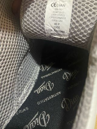 Zuecos Dian Talla 40 Blancos