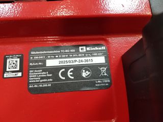 Taladradora de columna Einhell TC-BD 450W