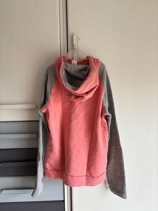 Sudadera Adidas Rosa y Gris