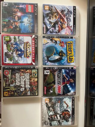 Lote de 6 Juegos PS3: Harry Potter, Sonic, GTA IV,