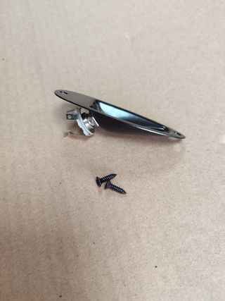 Placa Jack Guitarra Stratocaster Negra