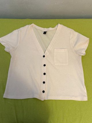 Camicetta estiva donna con bottoni - Taglia L