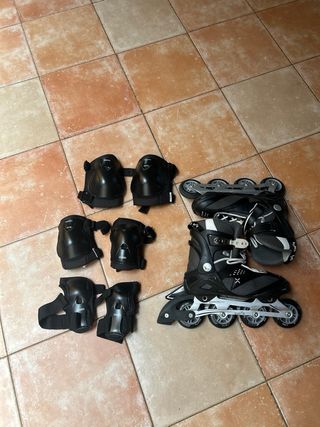 Patines en línea talla 41 + protecciones
