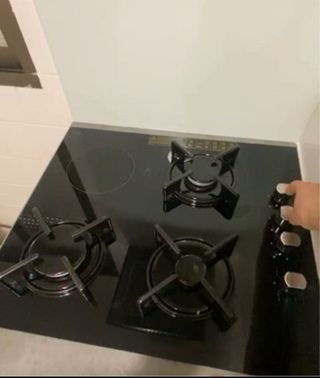 Placa de cocina gas y eléctrica