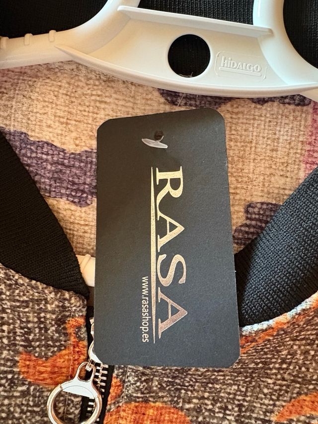 Chaqueta Bomber Estampada Multicolor