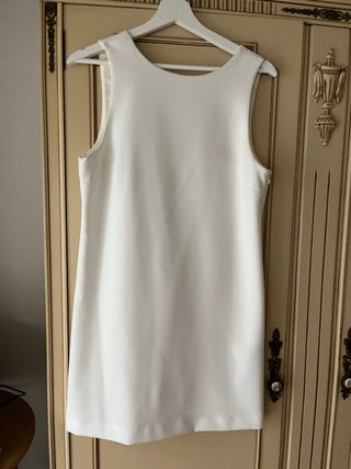 Vestido corto blanco