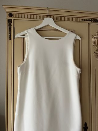 Vestido corto blanco