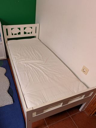 Cama 2 infantil blanca IKEA