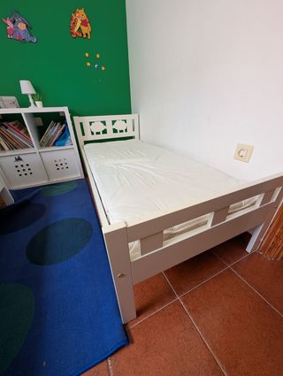Cama 2 infantil blanca IKEA