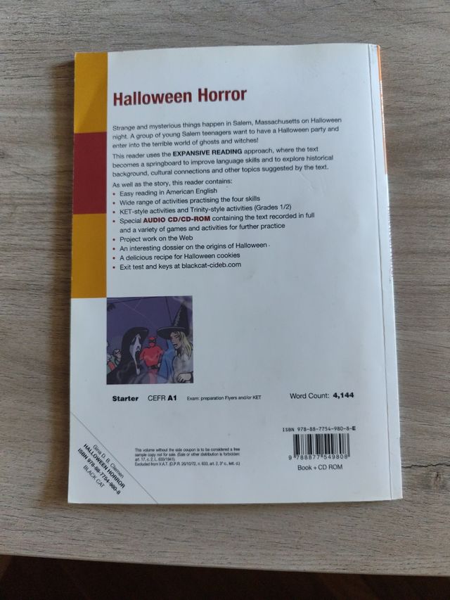 Halloween Horror [with Cd] (green Apple Starter)