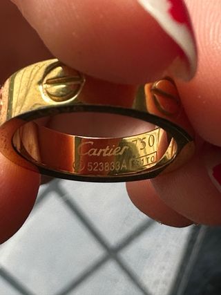 Anillo Cartier Oro