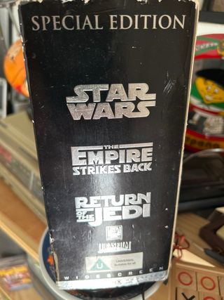 Trilogía Star Wars VHS Edición Especial en estuche