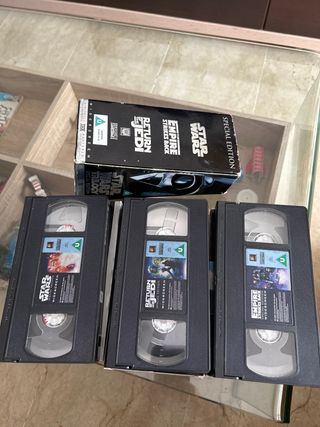 Trilogía Star Wars VHS Edición Especial en estuche