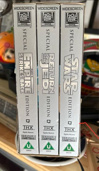 Trilogía Star Wars VHS Edición Especial en estuche
