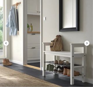 Conjunto Banco Zapatero y Perchero IKEA Hemnes