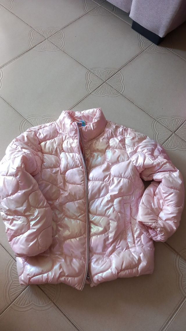 Chaqueta rosa invierno