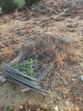  Vallas de obra metálicas. Precio por unidad 