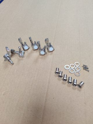 Set Clavijas Cromadas Guitarra Eléctrica