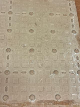 Disegno Totò su piastrella