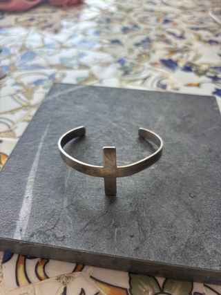 Pulsera Plata Ley Cruz