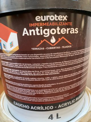 Pintura Impermeable Antigoteras NUEVO