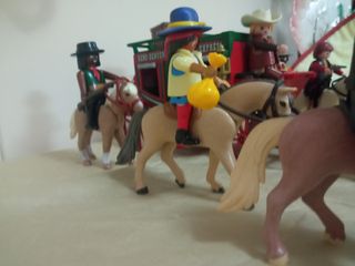 Vaqueros y Carreta Playmobil