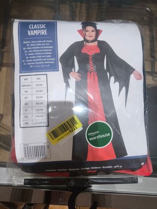 Disfraz Vampiro Clásico Mujer Halloween 
