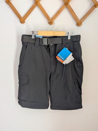 Pantalones Columbia Silver Ridge Convertible Negro