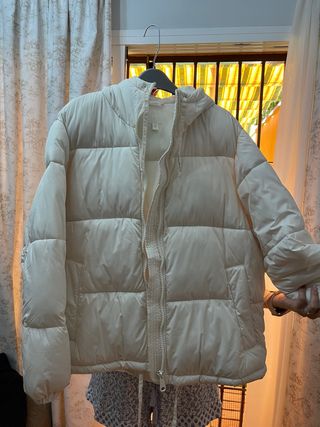Chaqueta H&M acolchada beige XL