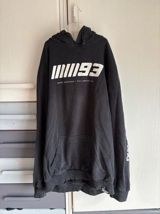 Sudadera Pull&Bear Marc Márquez 93 Negra