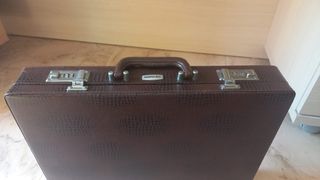 Maletín de cuero alemán Solingen