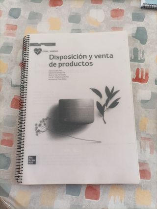 Libro Disposición y venta de productos