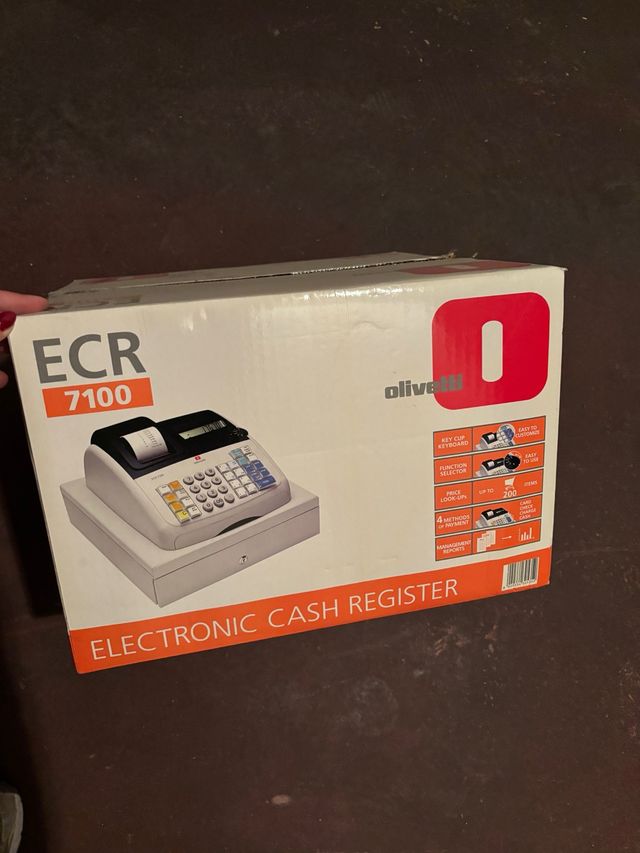 Caja Registradora Olivetti ECR 7100