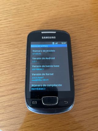 Samsung Galaxy mini GT-S5570 Negro