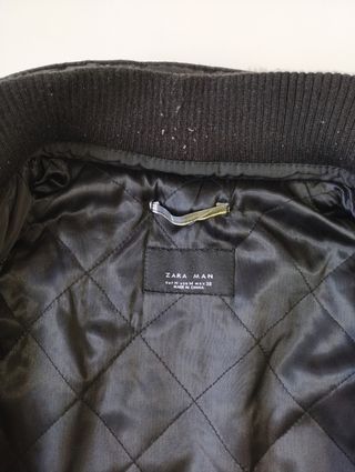 Chaqueta utilitaria Zara Man Negra