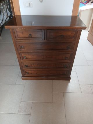 Comodino in legno massello