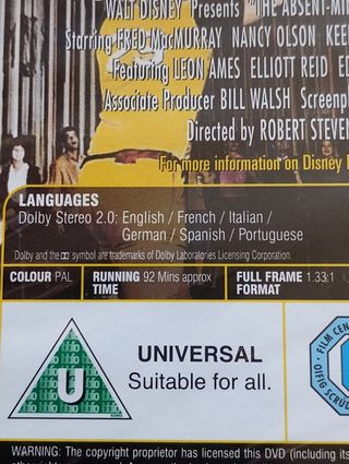 DVD El Profesor Chiflado (precintado y en español)