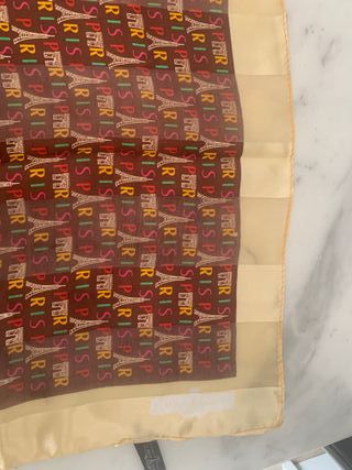 Foulard J.Mico Sancho Paris Vintage 93x93cm