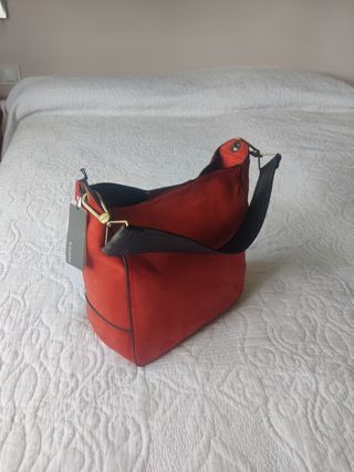 Bolso Parfois naranja y negro
