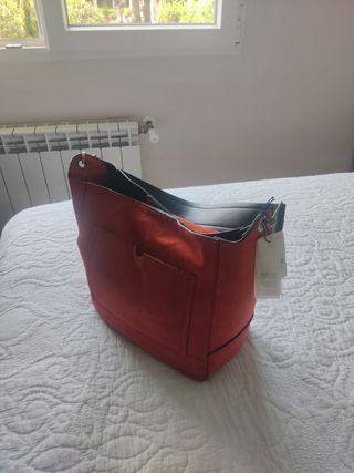 Bolso Parfois naranja y negro