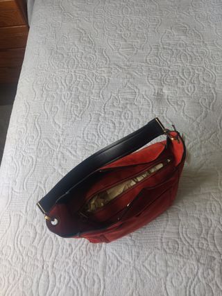 Bolso Parfois naranja y negro